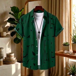 Premium China Micro Fabric Casual Half Sleeve Shirt For Men