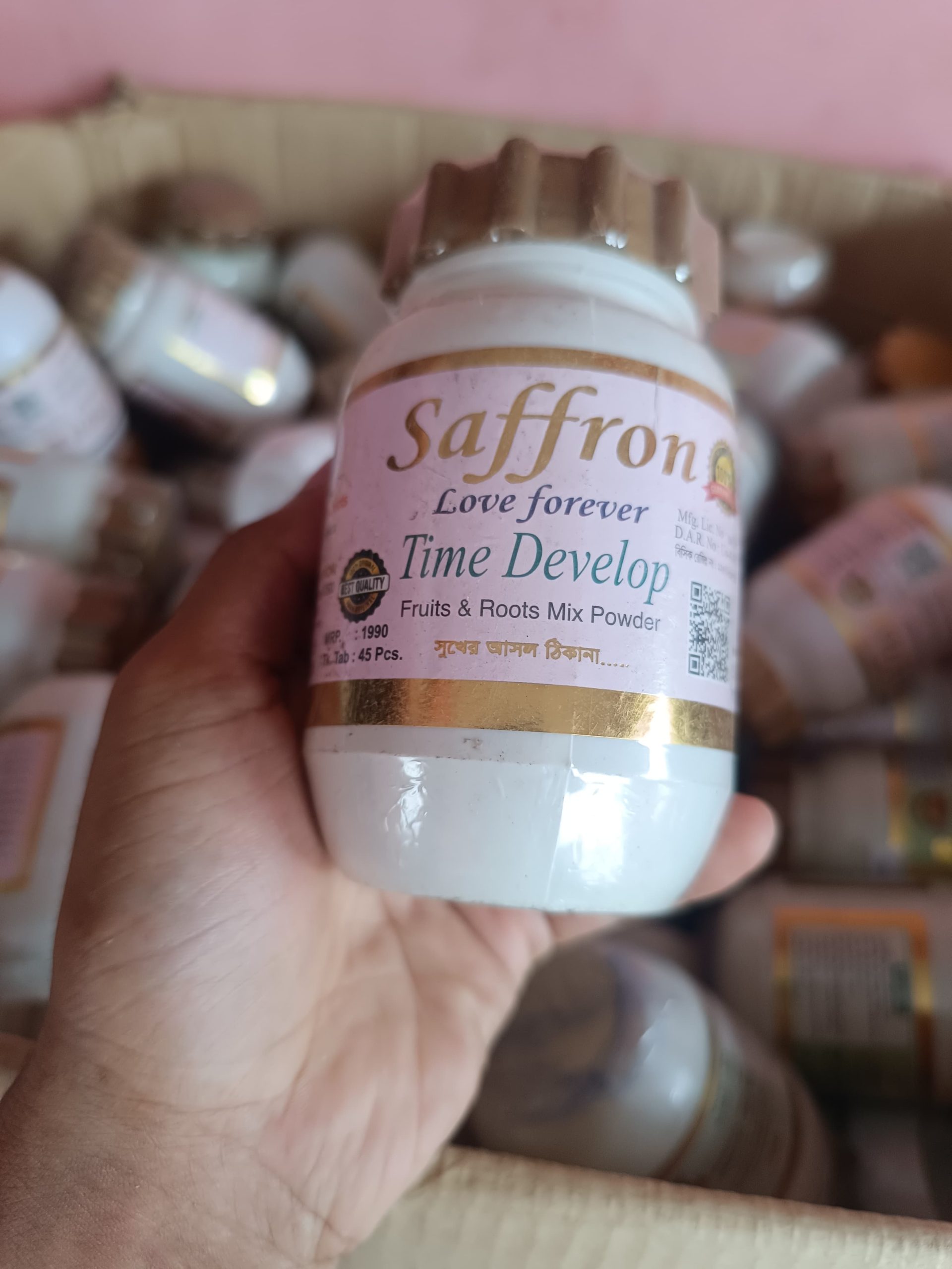 Saffron Time Develop" (Fruits & Roots Mix)