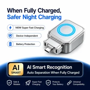 X01 Smart Charging Separator 140W Fast Charging Type-C Adapter