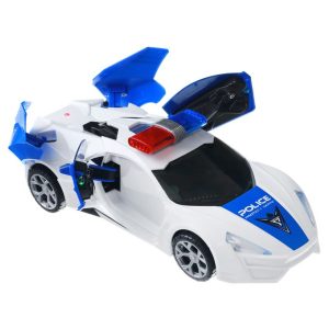 Police Car Flashing LED Light Music Sound Electric Toy 11997
