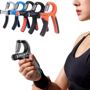 Adjustable Power Exercise Gripper Strengthener Hand Grip with Counter 5kg to 60kg Presser 1 pc 3073